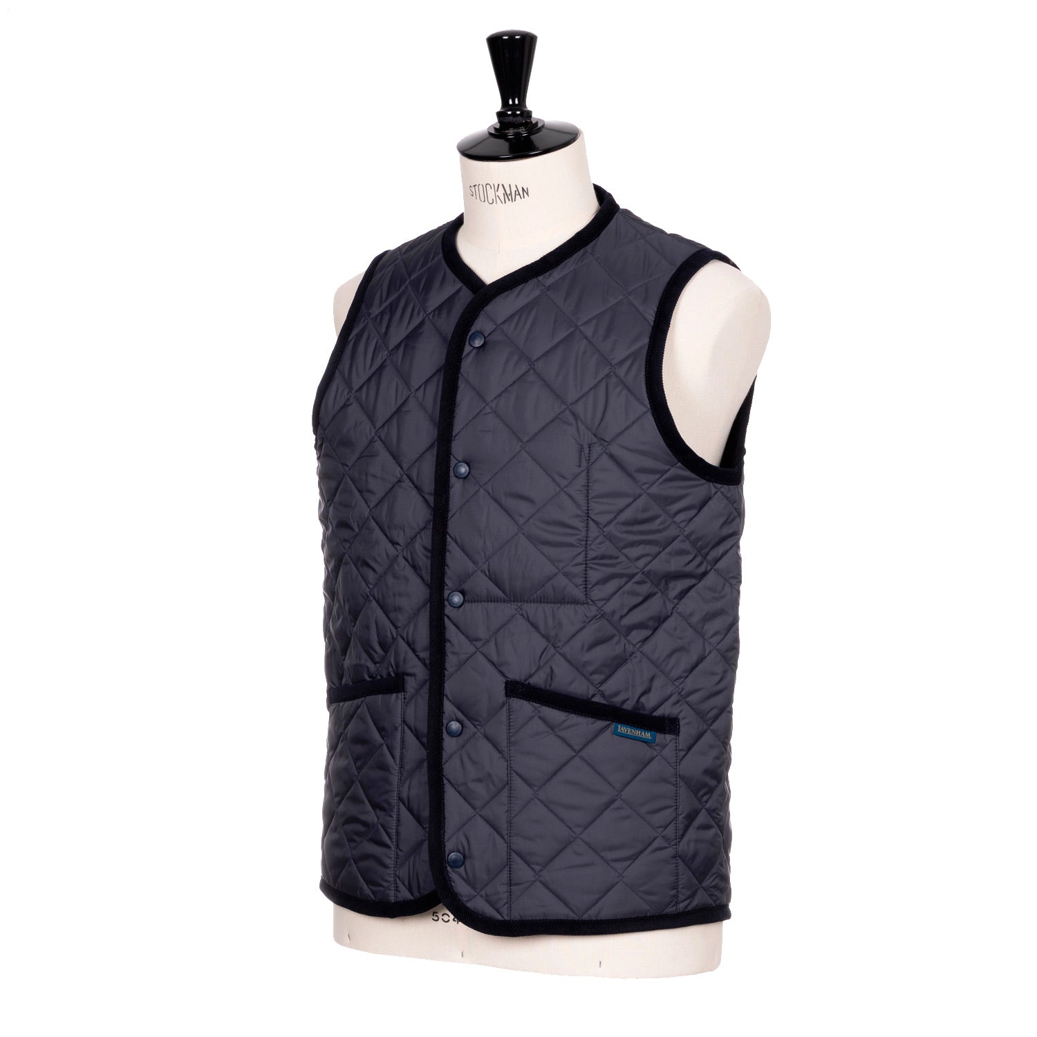 Lavenham x MJ: Quilted vest "Thornham Gilet" with Diamond Quilting